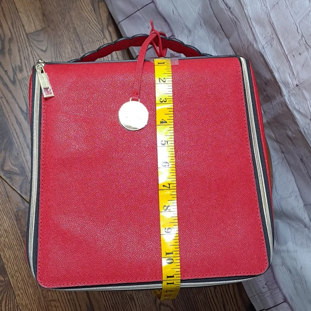 Estee Lauder Deep Red Hard Sided Case NWOT